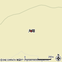 山形県遊佐町（飽海郡）吹浦（大畑）周辺の地図