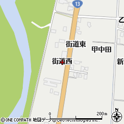 秋田県湯沢市相川街道西周辺の地図
