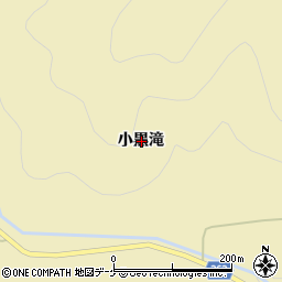 岩手県一関市大東町鳥海小黒滝周辺の地図