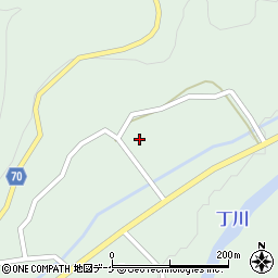 秋田県由利本荘市鳥海町上笹子柳渕周辺の地図