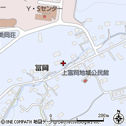 岩手県大船渡市猪川町冨岡周辺の地図