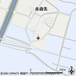 岩手県奥州市胆沢小山赤斎美1-2周辺の地図