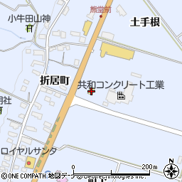ファミリーマート水沢真城土手根店周辺の地図