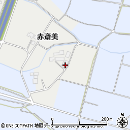 岩手県奥州市胆沢小山赤斎美8-3周辺の地図