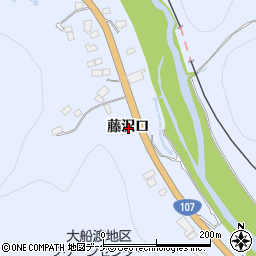 岩手県大船渡市猪川町藤沢口周辺の地図