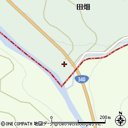 岩手県気仙郡住田町世田米田畑18周辺の地図