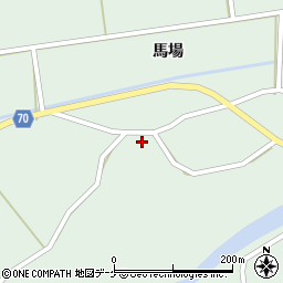 秋田県由利本荘市鳥海町上笹子石神80周辺の地図