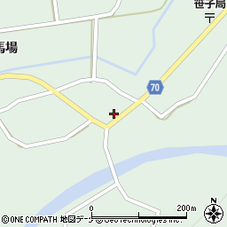 秋田県由利本荘市鳥海町上笹子石神92周辺の地図