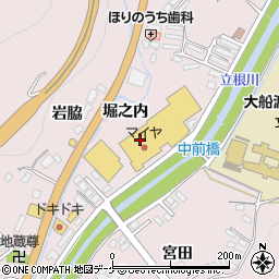 有限会社ママ号大船渡工場　ママ号インター店周辺の地図