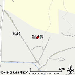 秋田県湯沢市相川（岩ノ沢）周辺の地図
