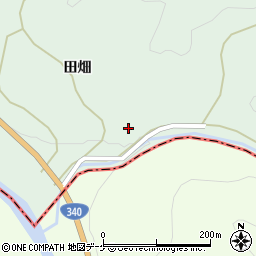 岩手県気仙郡住田町世田米田畑9周辺の地図