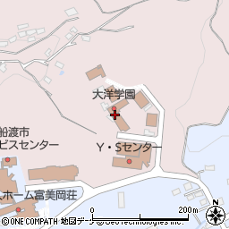 大洋学園周辺の地図