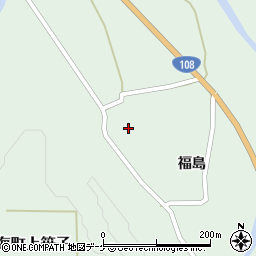 秋田県由利本荘市鳥海町上笹子福島25周辺の地図