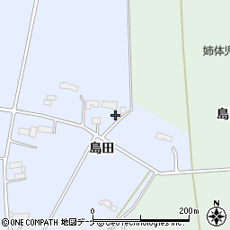 岩手県奥州市水沢真城島田28周辺の地図