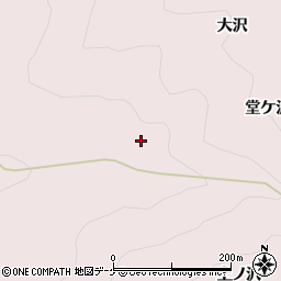 秋田県湯沢市酒蒔堂ケ沢周辺の地図