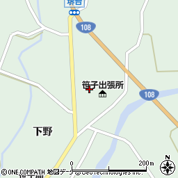 秋田県由利本荘市鳥海町上笹子下野137周辺の地図