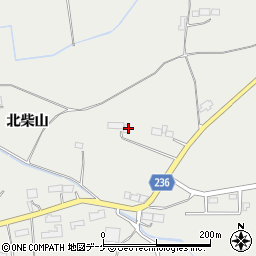 岩手県奥州市胆沢小山北柴山71周辺の地図