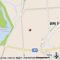 秋田県湯沢市稲庭町（中川原）周辺の地図