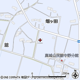 岩手県奥州市水沢真城畑ヶ田52周辺の地図