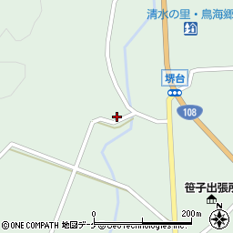 秋田県由利本荘市鳥海町上笹子目渡7周辺の地図