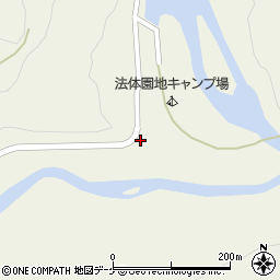 秋田県由利本荘市鳥海町百宅奥山周辺の地図