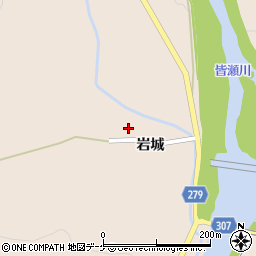 秋田県湯沢市稲庭町岩城114周辺の地図