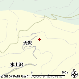 秋田県湯沢市上関（大沢）周辺の地図