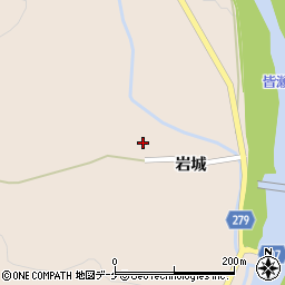 秋田県湯沢市稲庭町岩城247周辺の地図