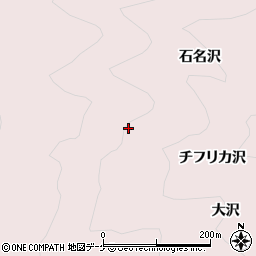 秋田県湯沢市酒蒔チフリカ沢周辺の地図