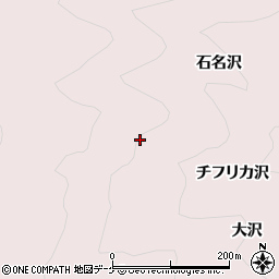 秋田県湯沢市酒蒔（チフリカ沢）周辺の地図