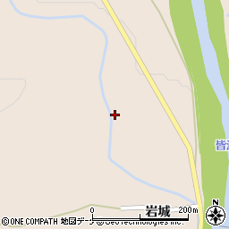 秋田県湯沢市稲庭町岩城237周辺の地図