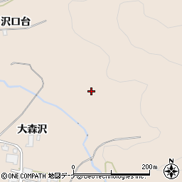 秋田県湯沢市稲庭町坪沢周辺の地図