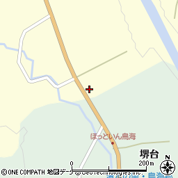 秋田県由利本荘市鳥海町下笹子道ノ下55周辺の地図