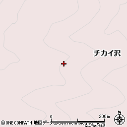 秋田県湯沢市酒蒔（チカイ沢）周辺の地図