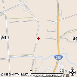 秋田県湯沢市稲庭町沢口141周辺の地図
