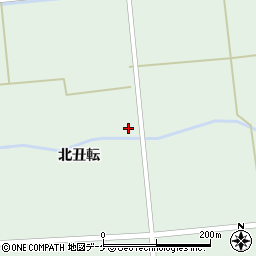 岩手県奥州市胆沢若柳北丑転86周辺の地図