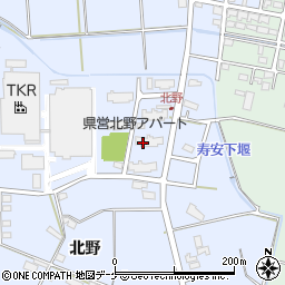 県営北野アパート周辺の地図
