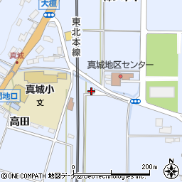 岩手県奥州市水沢真城西五郎兵衛92周辺の地図