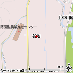 秋田県湯沢市酒蒔谷地周辺の地図