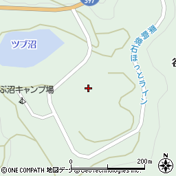 岩手県奥州市胆沢若柳谷子沢周辺の地図