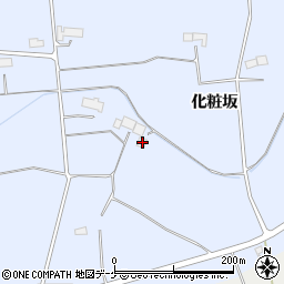 岩手県奥州市胆沢南都田化粧坂258周辺の地図