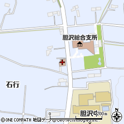 郵便局胆沢郵便局周辺の地図