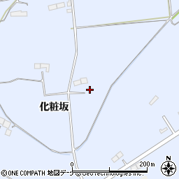 岩手県奥州市胆沢南都田化粧坂149周辺の地図