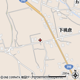 秋田県湯沢市稲庭町谷地周辺の地図