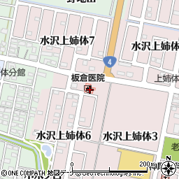 内科板倉医院周辺の地図