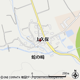 秋田県湯沢市三梨町上久保50周辺の地図