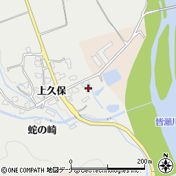秋田県湯沢市三梨町上久保46周辺の地図