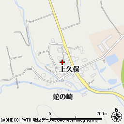 秋田県湯沢市三梨町上久保54-2周辺の地図