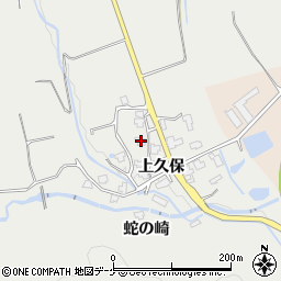 秋田県湯沢市三梨町上久保55周辺の地図