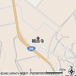 秋田県湯沢市稲庭町観音寺189周辺の地図